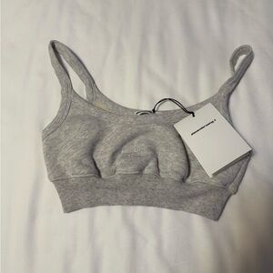 alexanderwang sweatshirt bra top